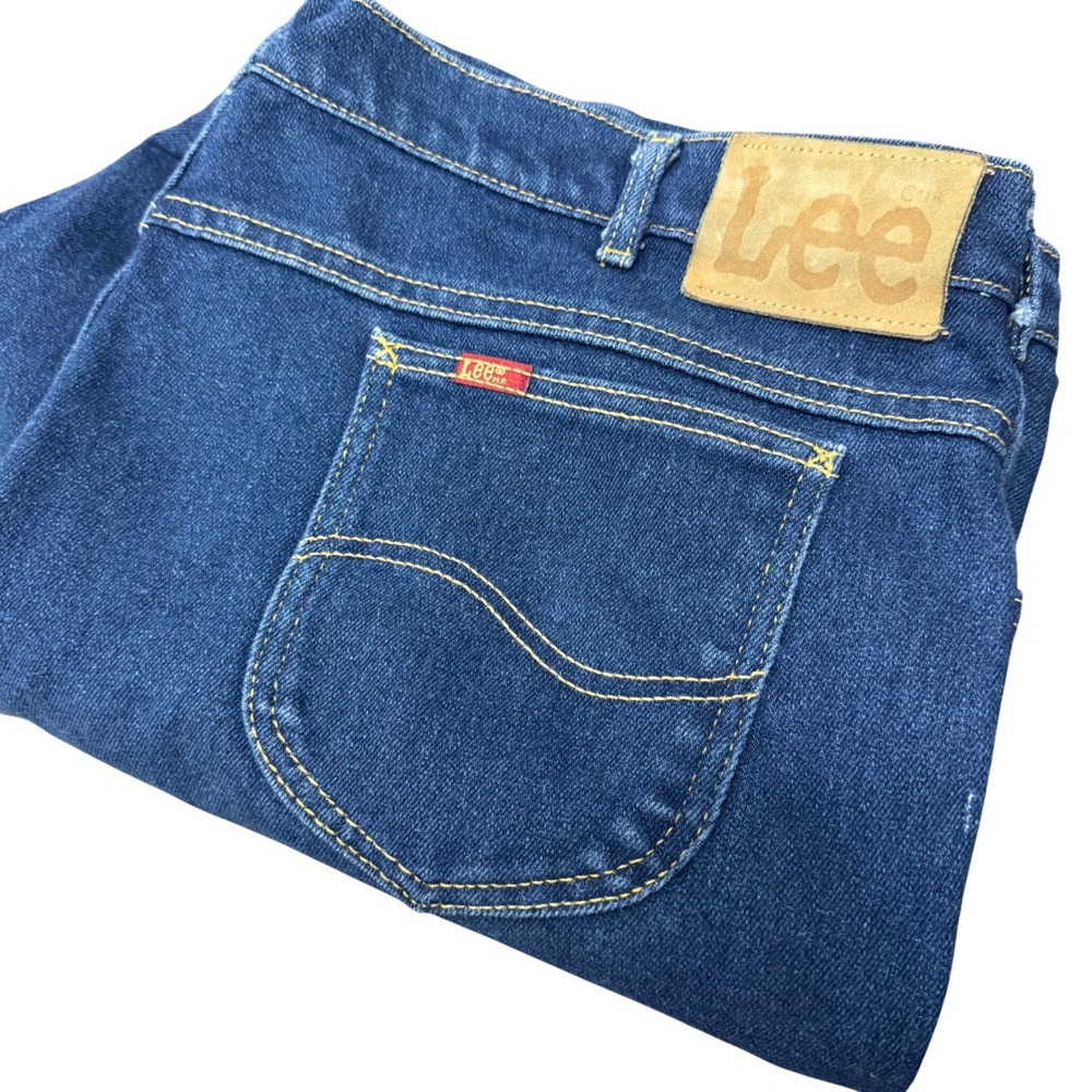 Lee Rider Jeans Mens 48x32 (44x27.5) Blue Vintage 1980s Union Made USA